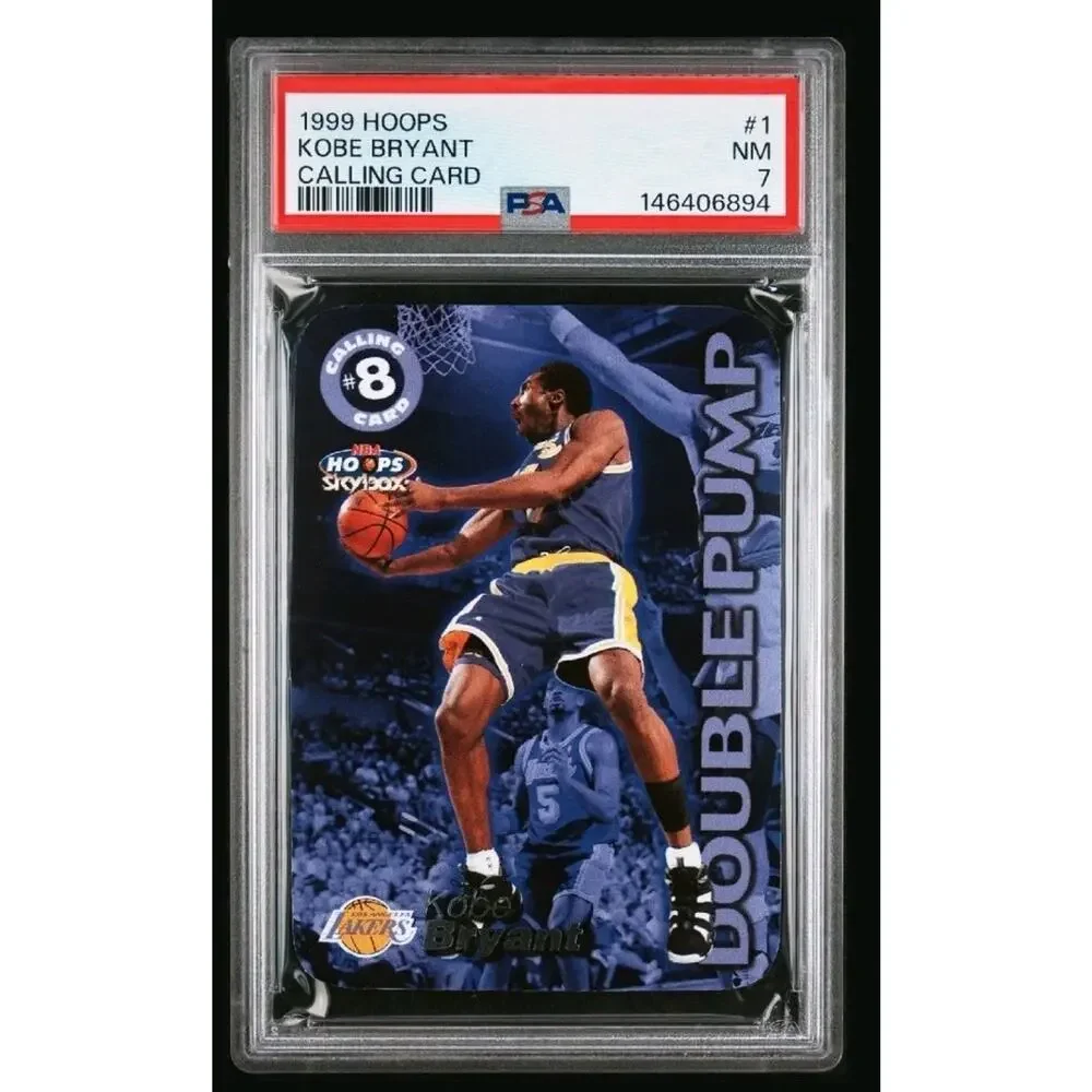 1999 Hoops Kobe Bryant Calling Card #1 PSA 7 Los Angeles Lakers Basketball